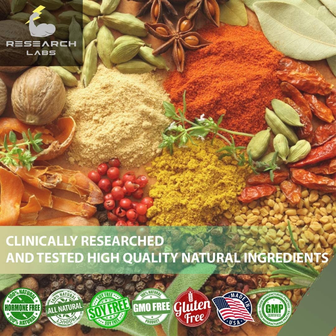 Research Labs Premium Liver Detox Cleanse with Milk Thistle & 23 Powerful Herbs - Doctor Recommended