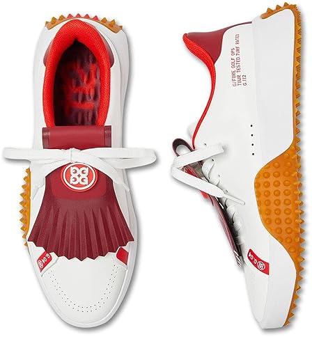 G/FORE G.112 P.U. Leather Golf Shoes with Kiltie Detail - Stylish Sneakers Women's
