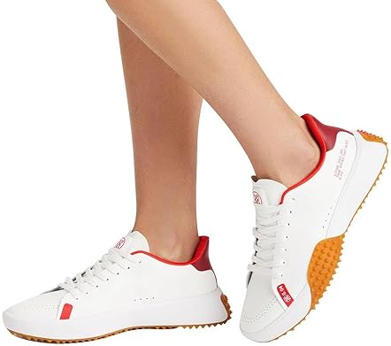 G/FORE G.112 P.U. Leather Golf Shoes with Kiltie Detail - Stylish Sneakers Women's