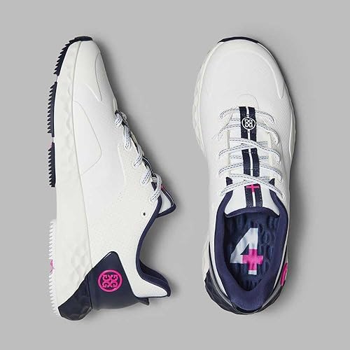 G/FORE Women's Perforated T.P.U. Golf Shoes with Contrast Stripe - Stylish Sneaker