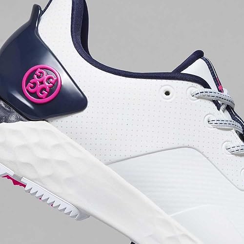 G/FORE Women's Perforated T.P.U. Golf Shoes with Contrast Stripe - Stylish Sneaker
