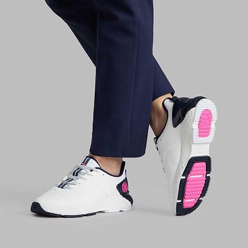 G/FORE Women's Perforated T.P.U. Golf Shoes with Contrast Stripe - Stylish Sneaker