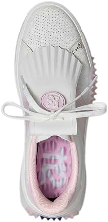 G/FORE Women's Perforated Saddle Stripe Golf Sneaker - G.112