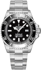 Rolex Sea-Dweller Men's Watch 116660 Black Dial Stainless Steel - Genuine Luxury Timepiece