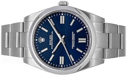 Rolex Oyster Perpetual 41mm Automatic Blue Dial Men's Watch - Model 124300-0003