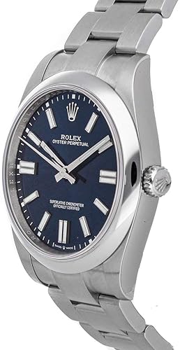 Rolex Oyster Perpetual 41mm Automatic Blue Dial Men's Watch - Model 124300-0003