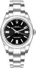 Rolex Oyster Perpetual 36 Automatic Chronometer Black Dial Watch - Model 126000BKSO