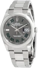 Rolex Datejust 36 Grey Dial Ladies Watch 126200GYRO - Automatic Movement