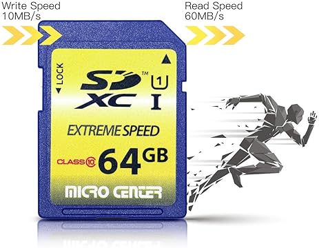 Inland 64GB Class 10 SDXC Memory Card 5-Pack for Trail Cameras by Micro Center