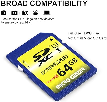 Inland 64GB Class 10 SDXC Memory Card 5-Pack for Trail Cameras by Micro Center