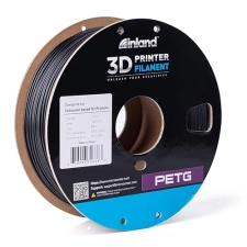 Inland Micro Center Black PETG Filament 1.75mm - 1KG Spool - +/- 0.03mm Accuracy