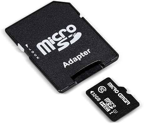Inland Micro Center 32GB Class 10 MicroSDHC Flash Memory Card - 2 Pack for Mobile Device Storage - 80MB/s UHS-I, C10, U1
