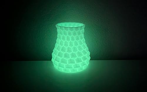 Inland 1.75mm ABS 3D Printing Filament, +/- 0.03mm Accuracy, 1kg Spool - Glow in The Dark ABS