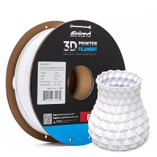 INLAND Micro Center PLA+ 3D Printing Filament 1.75mm - PLA Pro 3D Printer Filament - White - 1kg Spool