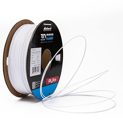 INLAND Micro Center PLA+ 3D Printing Filament 1.75mm - PLA Pro 3D Printer Filament - White - 1kg Spool