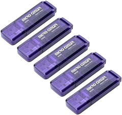Inland 5-Pack 64GB USB 3.0 Flash Drives for Data Storage - Micro Center SuperSpeed