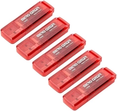 INLAND Micro Center 16GB USB 3.0 Flash Drive 5-Pack - High-Speed Memory Stick for Data Storage