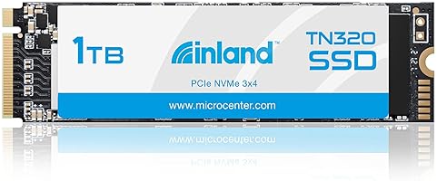 Inland TN320 1TB NVMe M.2 SSD - Up to 2000 MB/s Speed, 3D NAND, for Laptop & Desktop