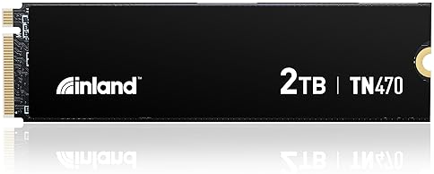 Inland TN470 2TB Gen4 NVMe M.2 SSD for Gaming, Up to 7,200MB/s Speed, Laptop & Desktop Storage