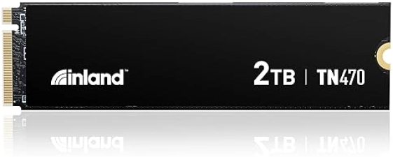 Inland TN470 2TB Gen4 NVMe M.2 SSD for Gaming, Up to 7,200MB/s Speed, Laptop & Desktop Storage