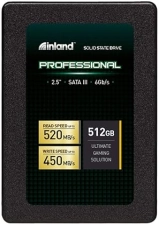 Inland Professional 512GB SSD SATA III 2.5" Internal Solid State Drive