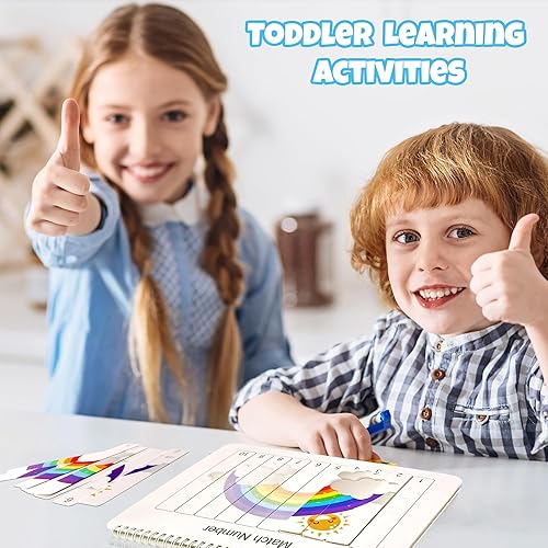 Montessori Busy Book for Kids: Autism Sensory Toys, Toddler Learning Binder - Boys & Girls, Fine Motor Skills