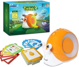 Roboblog Qobo Coding Robot for Kids 3+: Screen-Free Coding Pets with 30 Programming Cards, USB Charging - STEM Learning Activity Toy for Toddlers - Educational Gift for Boys & Girls