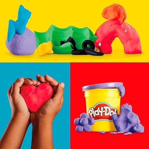 Hasbro Play-Doh 48-Can Bulk Pack, 6 Sets of 8 Colors, 3oz Each, Back to School Gifts, Preschool Toys for Kids