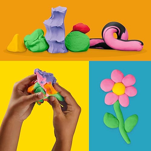 Hasbro Play-Doh 48-Can Bulk Pack, 6 Sets of 8 Colors, 3oz Each, Back to School Gifts, Preschool Toys for Kids