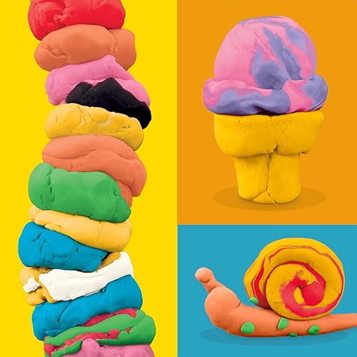 Hasbro Play-Doh 48-Can Bulk Pack, 6 Sets of 8 Colors, 3oz Each, Back to School Gifts, Preschool Toys for Kids
