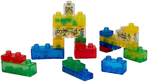 Goliath Jelly Blox Building Kit | 20 Blocks for Toddlers & Preschoolers | Squeeze, Stretch, Squish | Safe & Ouch-Free | Sensory Toy (Ages 2+)