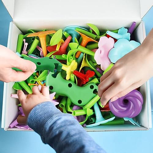 STEM Flower Garden Building Toy Set for Girls 3-6 Years Old - Educational Activity Gift