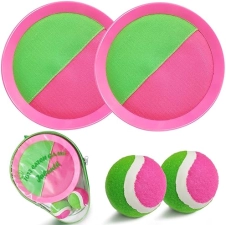 Jalunth Outdoor Ball Catch Game Set - Beach, Backyard, Pool Fun for Kids & Adults | Easter Gift