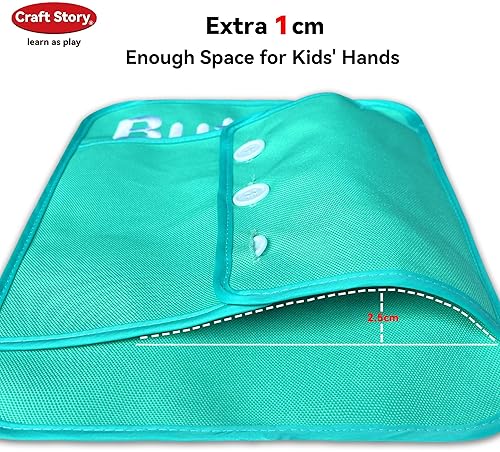 Montessori Toddler Busy Board for Basic Life Skills Practice - Shoe Tying, Buckling, Zipping - Fine Motor Toy for Preschoolers (Medium)
