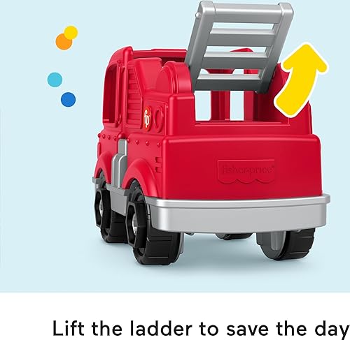 Fisher-Price Little People Toddler Activity Vehicles Playset with 10 Toys for Preschoolers, Ages 1+