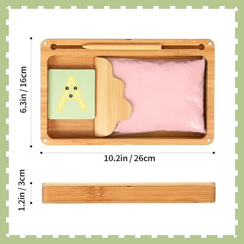 Shenzhen Wooden Montessori Sand Tray with Lid for Kids - Pink