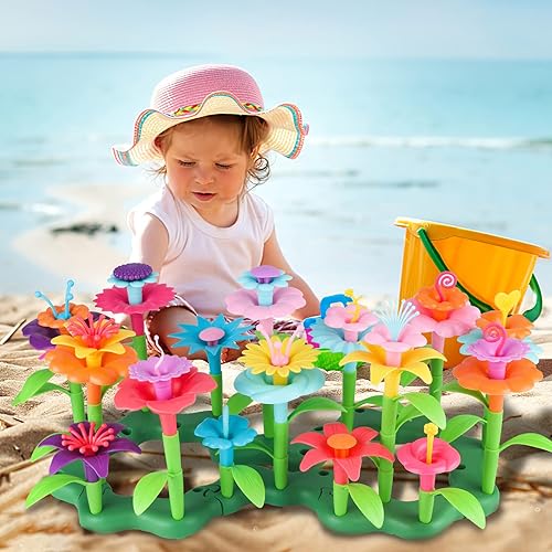 CENOVE Flower Garden Building Toy Set for 3-7 Year Olds | STEM Educational Activity