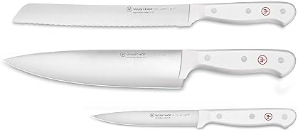 Wüsthof Gourmet 3-Piece White Starter Knife Set