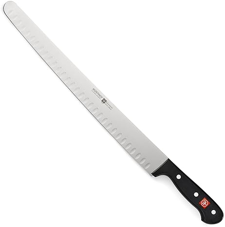 Wüsthof Gourmet 14-Inch Hollow Edge Brisket Knife for Precision Slicing