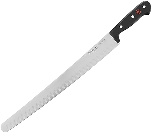 Wüsthof Gourmet 14-Inch Hollow Edge Brisket Knife for Precision Slicing