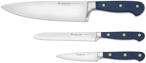Wüsthof Classic Wild Blueberry Chef's Knife Set - 3 Piece