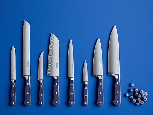 Wüsthof Classic Wild Blueberry 8-Piece Knife Block Set - Premium Quality Cutlery