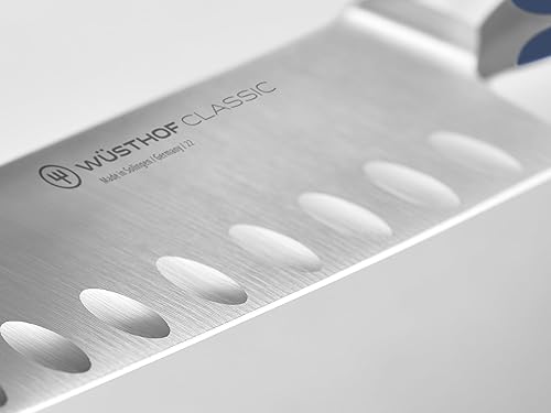 Wüsthof Classic 7" Santoku Knife with Wild Blueberry Design