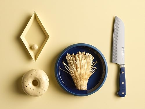 Wüsthof Classic 7" Santoku Knife with Wild Blueberry Design