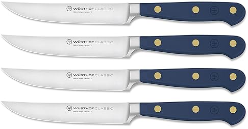 Wüsthof Classic Blueberry Steak Knife Set - 4-Piece