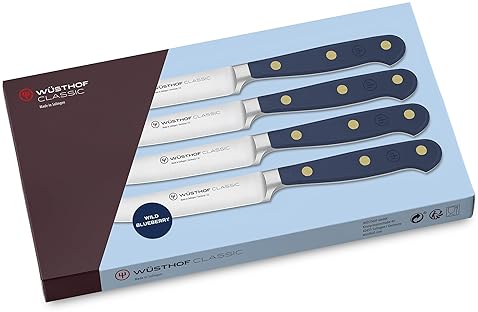 Wüsthof Classic Blueberry Steak Knife Set - 4-Piece