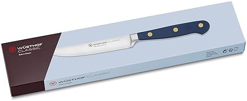 Wüsthof Classic 4.5" Steak Knife with Wild Blueberry Handle
