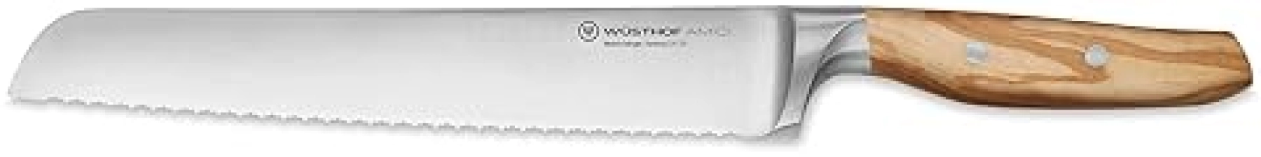 Wüsthof AMICI 9-Inch Double Serrated Bread Knife in Tan - Top Quality Cutlery
