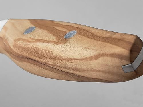 Wüsthof AMICI 7" Hollow Edge Santoku Knife in Tan - Premium Quality