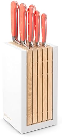 Wüsthof Classic Coral Peach 8-Piece Knife Set with Block